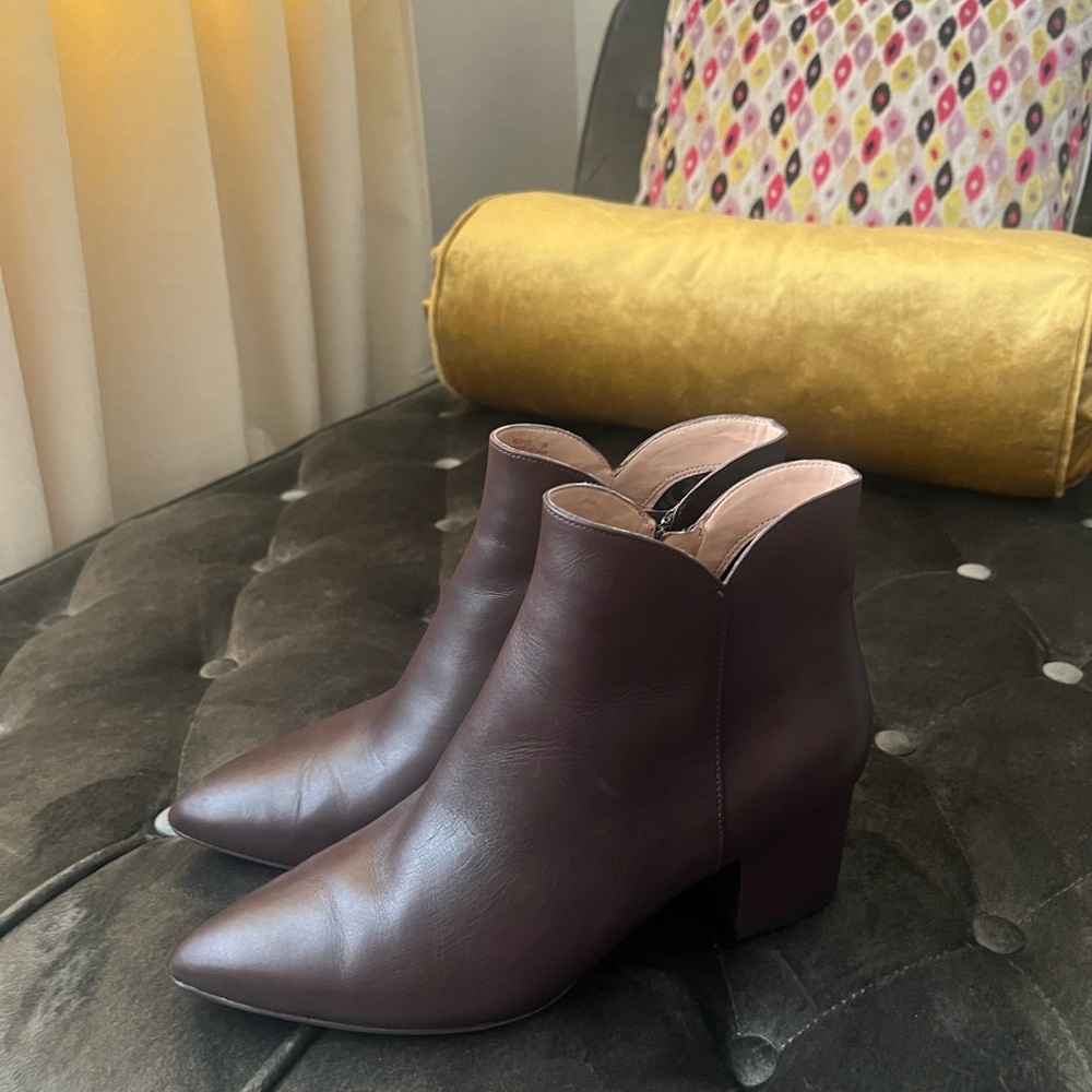 Cole Haan Dark Brown Ankle Booties
